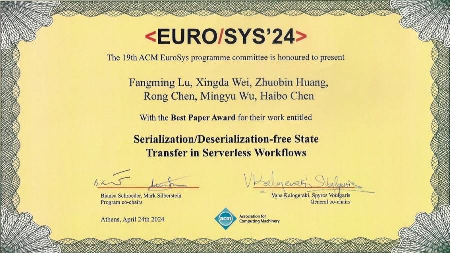 eurosys24-award-certificate.jpeg